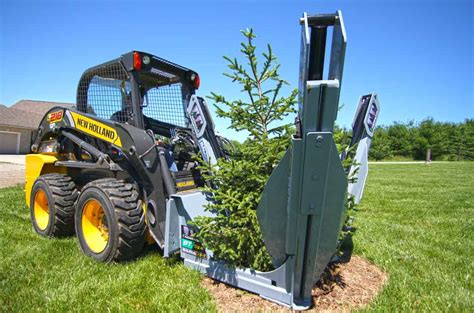 skid steer tree spade for rent|skid loader tree spade rental.